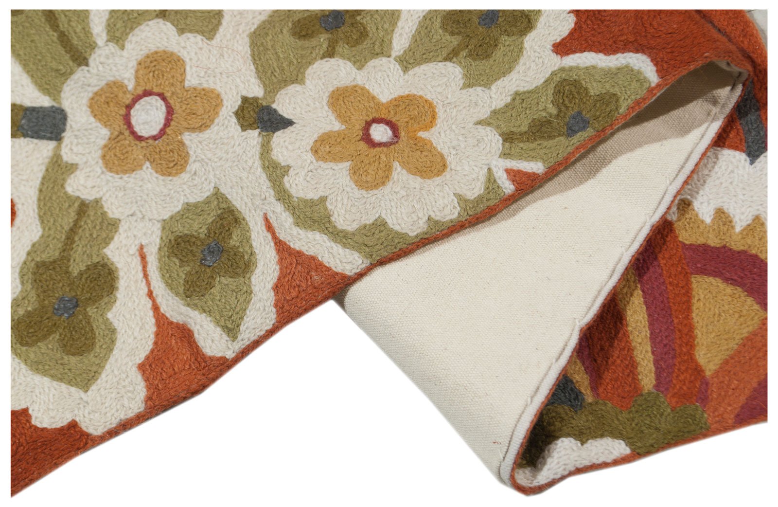 India Kilim Indo Suzani Ghelem Alfombras Gipsy CM 92x61