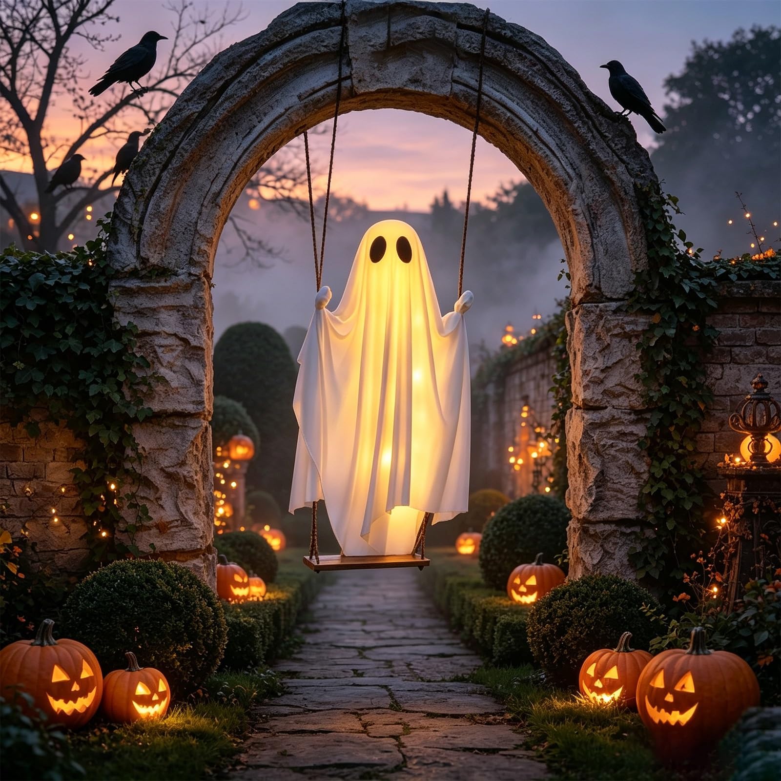 Hängender Schaukelgeist, Halloween Geist Schaukel, Geist Auf Schaukel