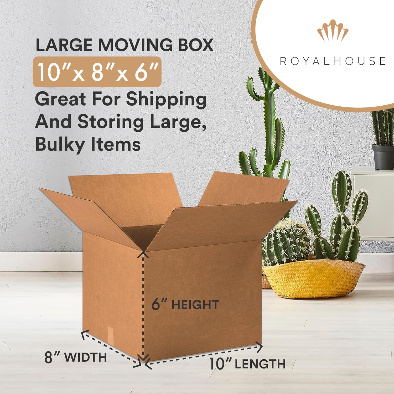 20-Pack Of 24x16x8" Shipping Boxes - Strong 32 ECT, Ships Flat, Great For Moving & Storage 5 thumbnail image