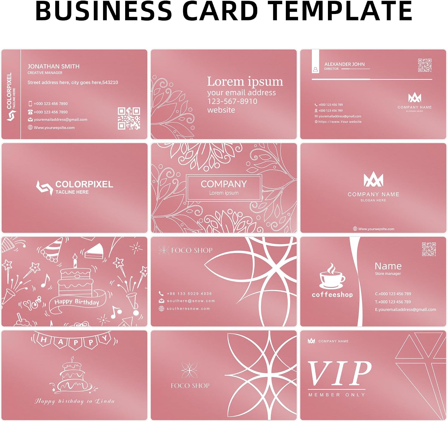 20-500pcs Personalized Metal Business Cards, Customized Double Sided Laser Engraved Name Text Logo, Anti Crease/Water/Tear Notes Gift Card DIY Name Tags-Standard Size