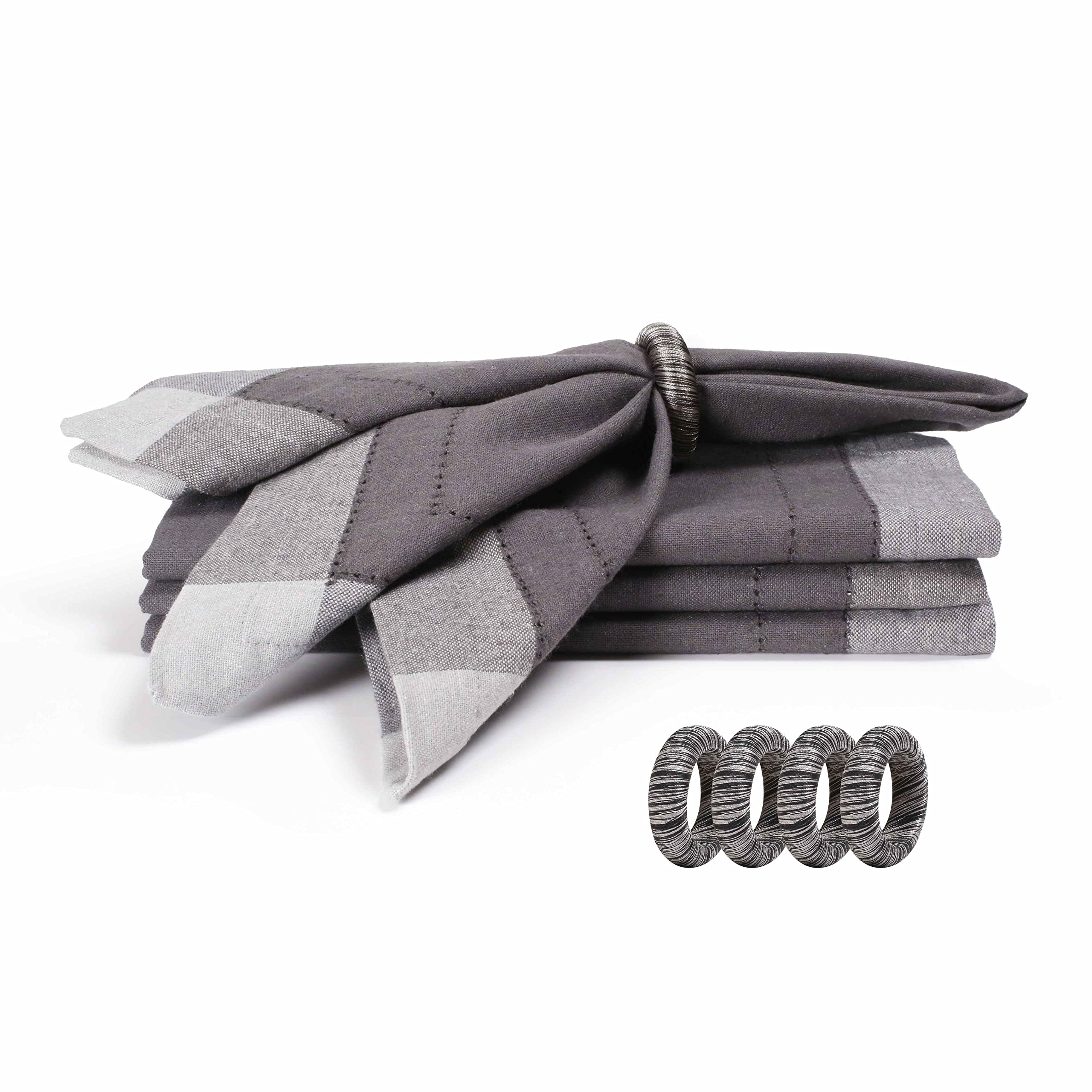 HOMIDATE Servilletas de tela lavables a máquina, reutilizables, para bodas, fiestas y decoración de mesa