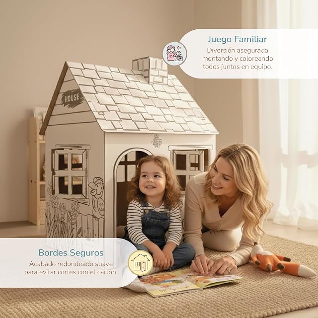 Foto 3 de 6 de Buddy Baby - Casa para Pintar PAINTHOME - Desde 18 Meses - para Colorear y Decorar