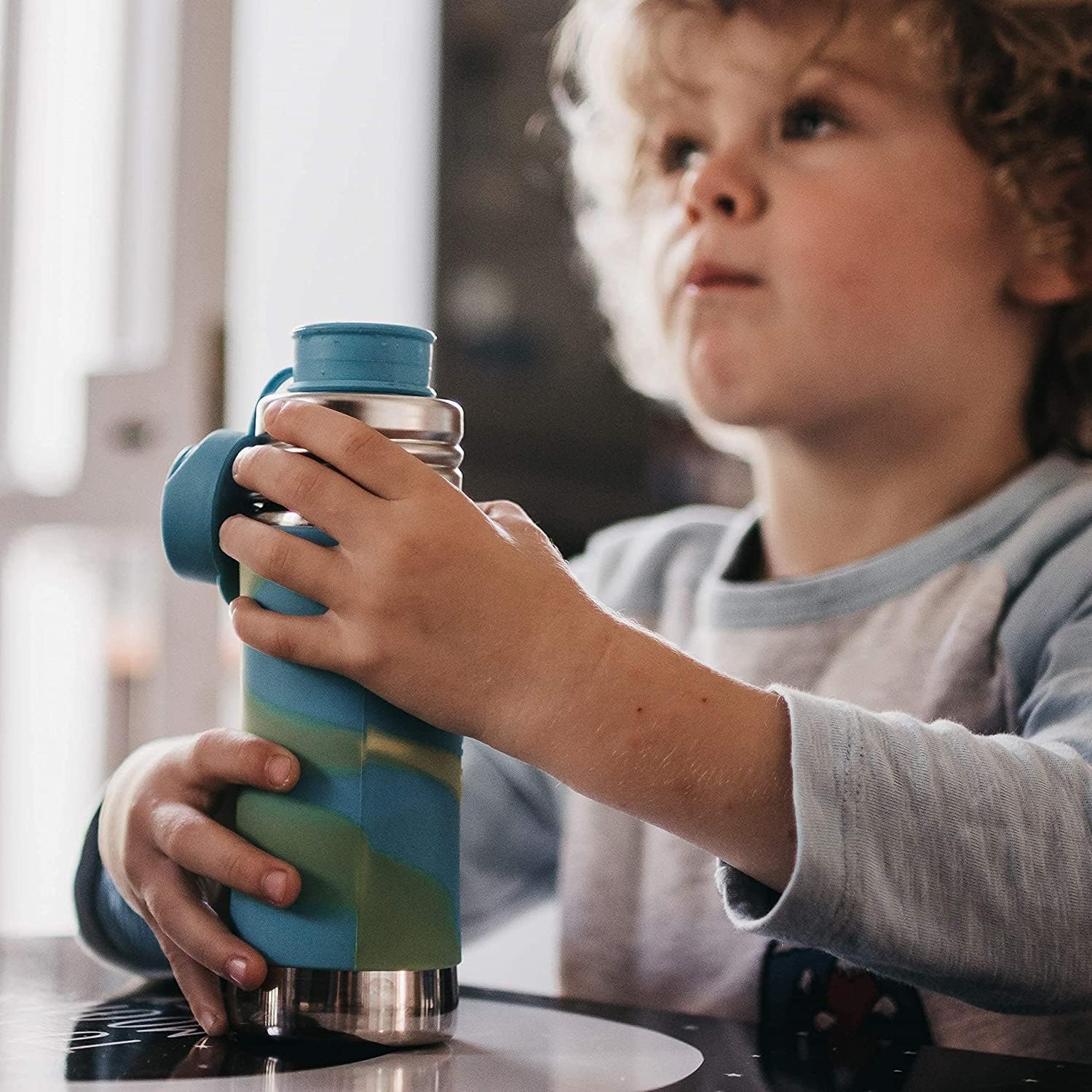 Pura Sport Big Mouth Silicone Sport Straw Top - Leak & Spill-Proof, Plastic-Free, MadeSafe Certified, Medical-Grade Silicone - Fits All Sport Bottles – Mint Straw - Image 7