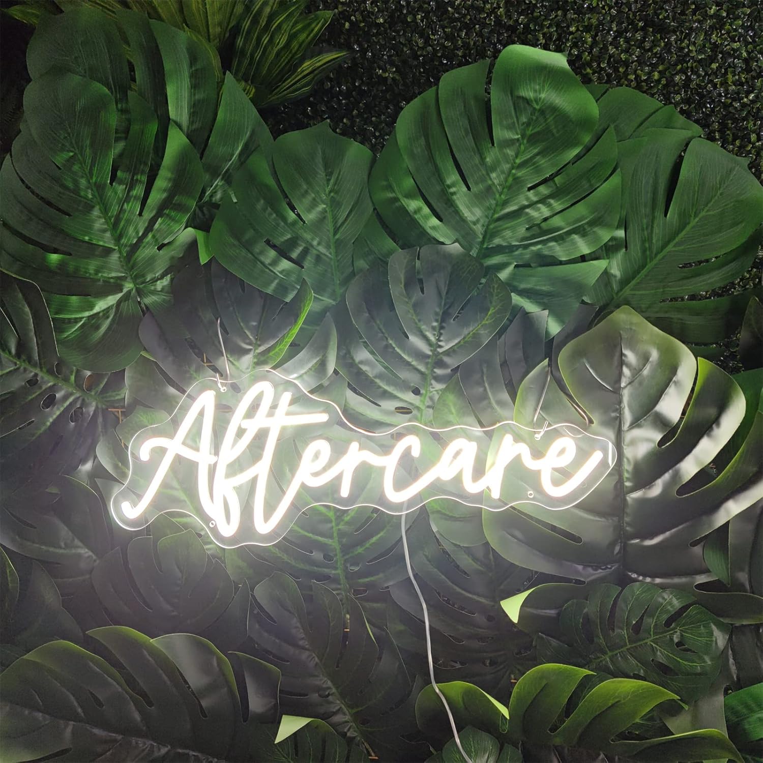 Aftercare Custom Neon Sign for Wall Decor Personalized LED Neon Light Signs Room Bedroom Wall Decor Hang the Medical Signs of The Ward Hospital School Infirmary Sign Neon Light Signs, 20*7.4 inches