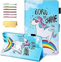 Vista 18 de Galaxy Tab A7 Lite 8.7 pulgadas SM-T225/T220 Trifold Case 2021 Modelo 2021 Ultra Delgada Funda Folio Ligero con Soporte Multi-Ángulo Delgado Cuero