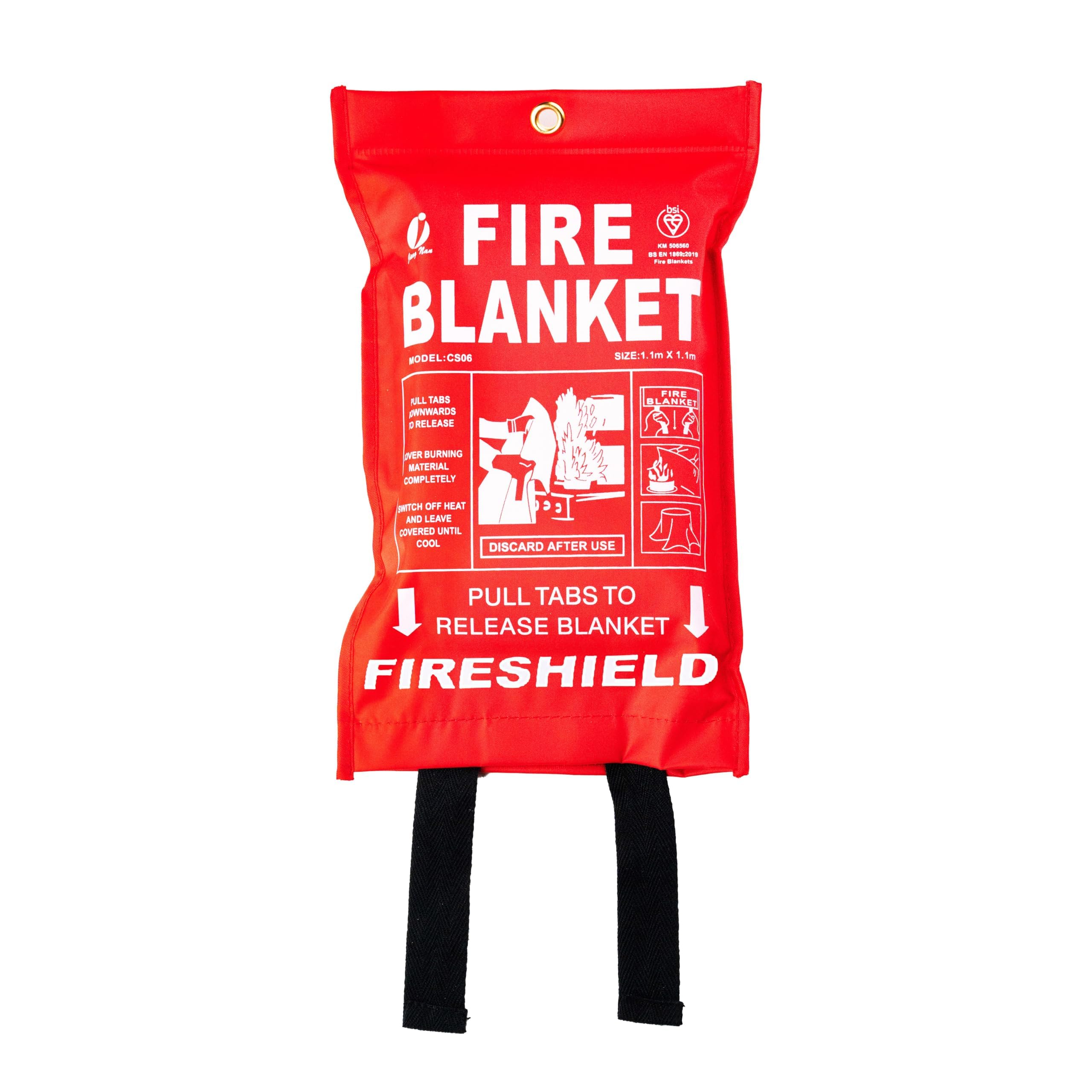 Office Fire Safety Bundle - Build Your Own - FireShield (1m x 1m Soft Case Blanket)