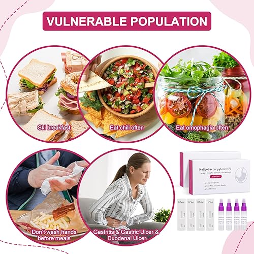 Miniatura 3 de ROMTEST Helicobacter Pylori - Kit de prueba de heces para el hogar, elimina la necesidad de citas o viajes a laboratorios y clínicas, proporciona