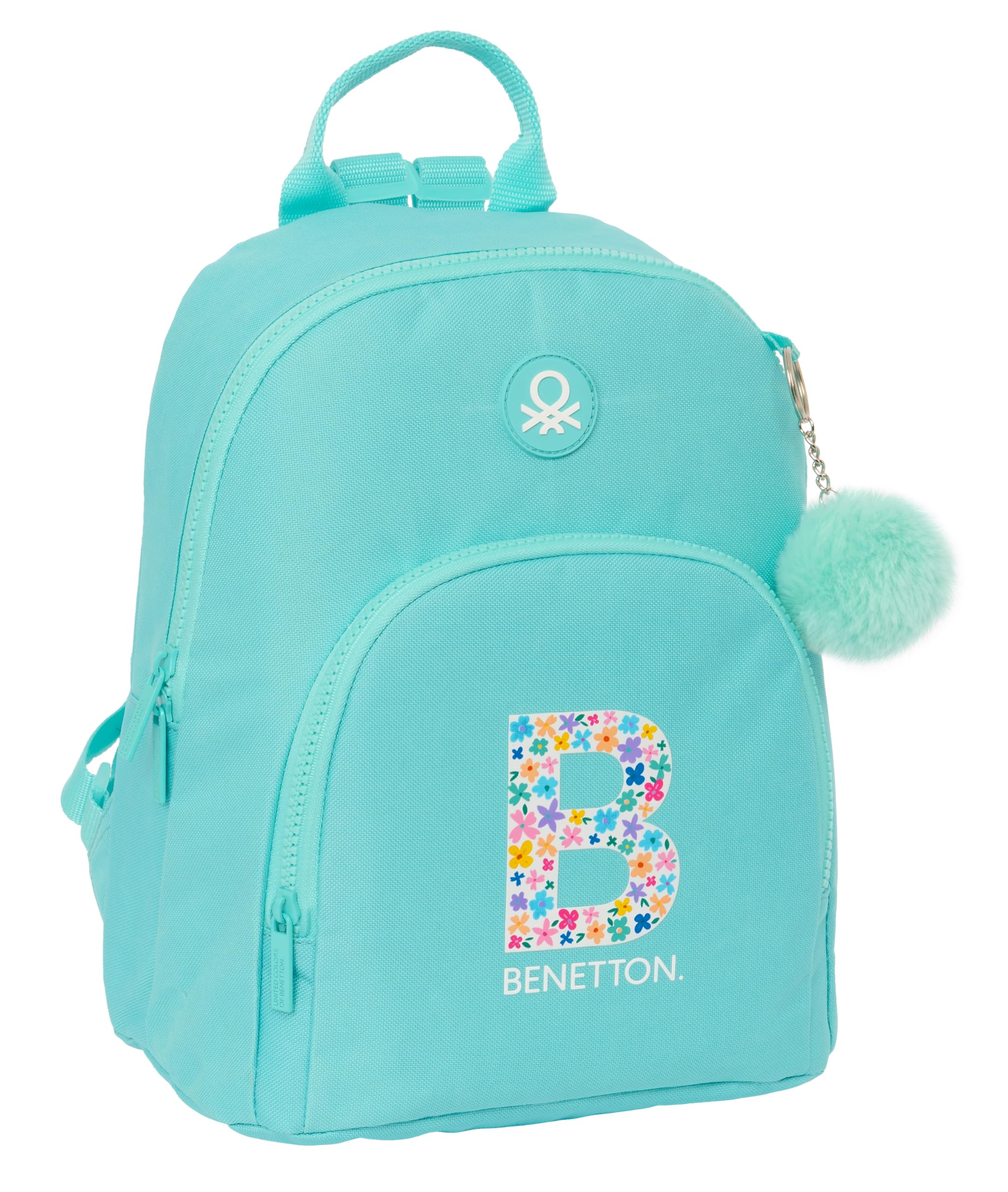 Safta M846 GLOWLAB Hearts - Mini Mochila para Uso Diario, Ideal para Niños de Diferentes Edades, Cómoda y Versátil, Calidad y Resistencia, 25x13x30 cm, Color Rosa claro Unisex niños (Pack de 1)