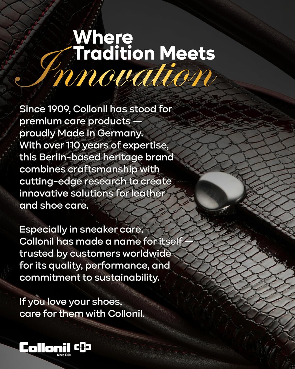 Collonil For myBAGs Only Intensive CARE 3.38 Fl Oz High Enriched Leather Conditioning Made In Germany - Nourishing Regeneration for Premium Handbags - Easy Application - Image 7