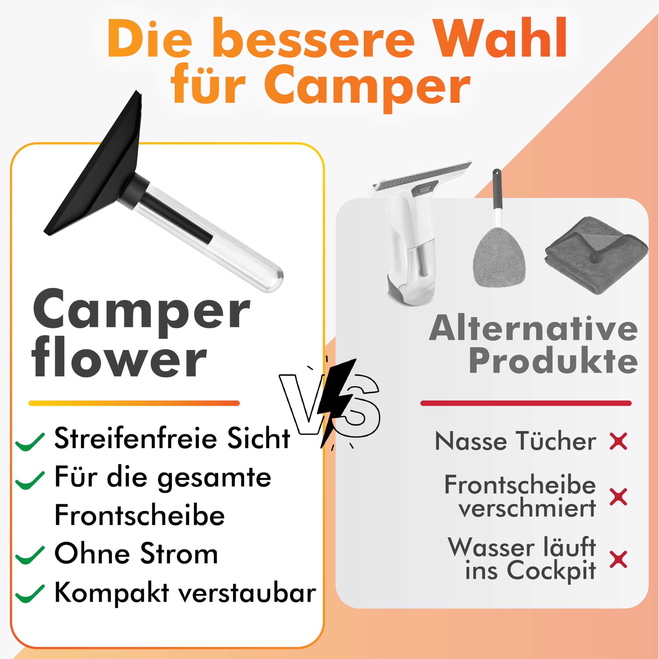 camperflower Frontscheiben Abzieher