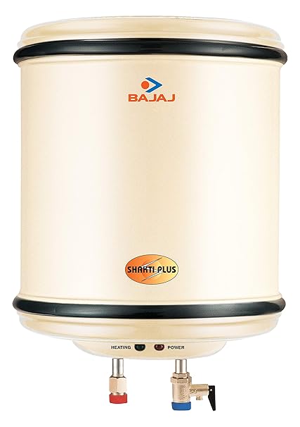 Bajaj Shakti Plus Storage 25-Litre Vertical Water Heater (Ivory)