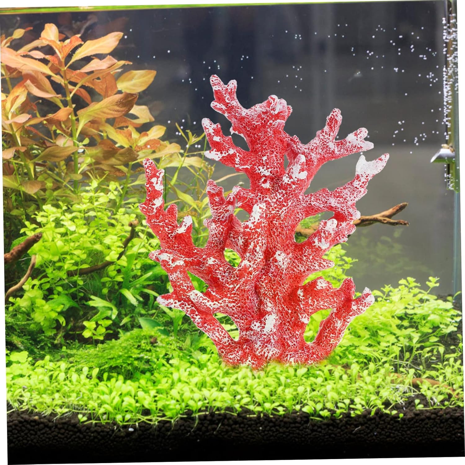 Alipis Resin Artificial Coral Ornament for Fish Tank Decoration Simulated Coral Aquarium Decor Waterproof Design for Use