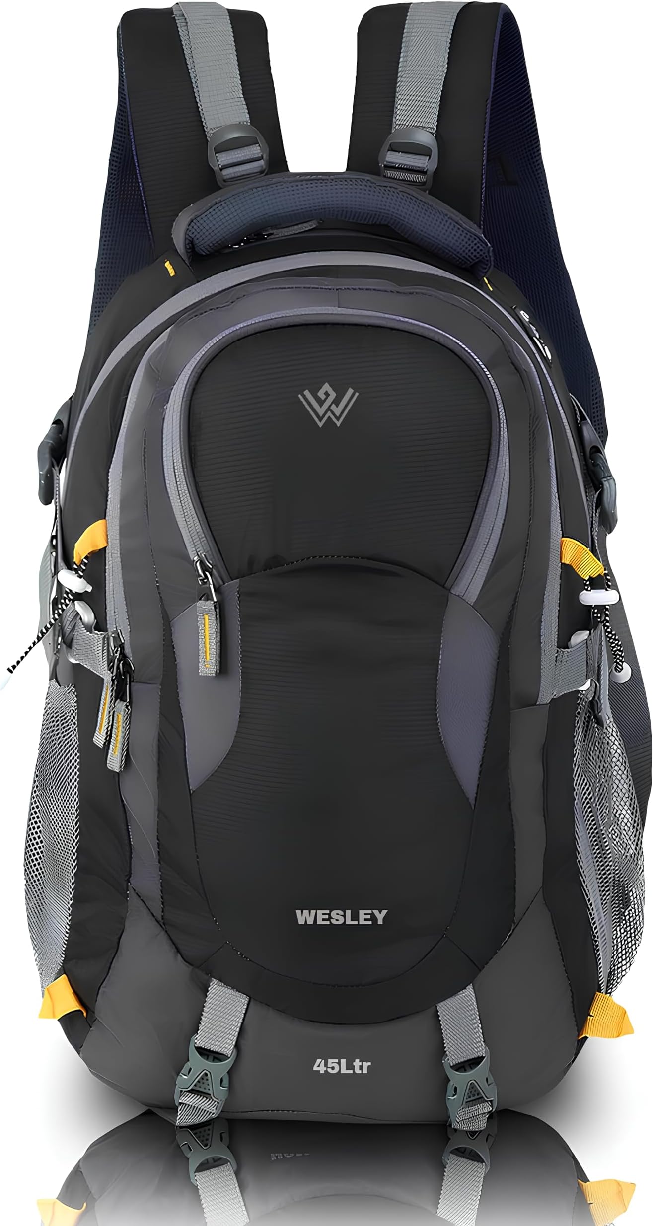 Wesley Spartan Unisex Travel Hiking Laptop Bag fits Upto 17.3 inch with Raincover and Internal Organiser Backpack Rucksack College Backpack