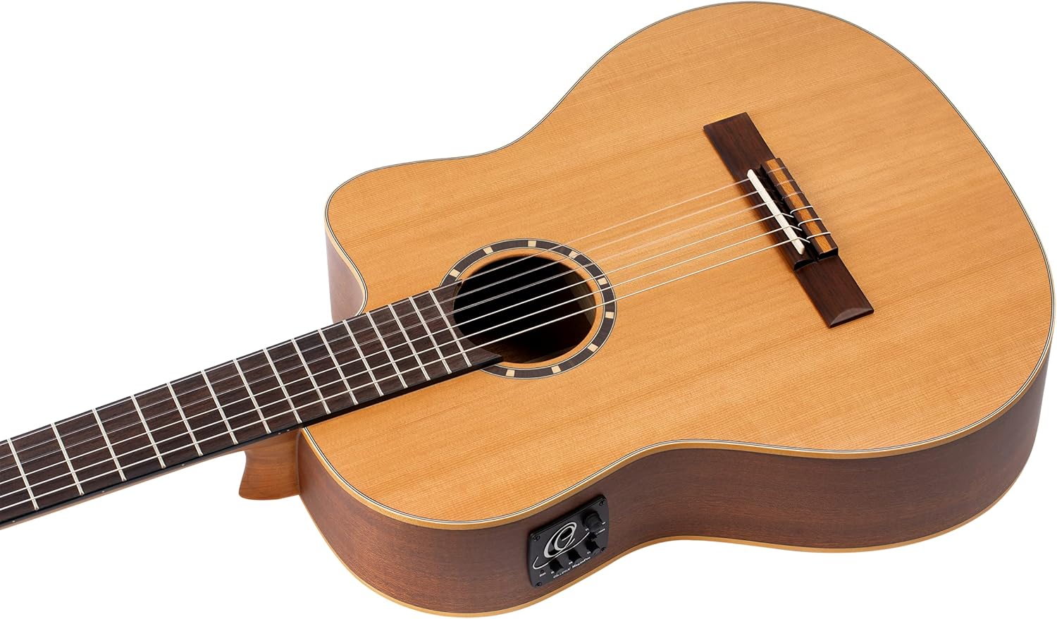 Family Series Pro Solid Top Acoustic-Electric Nylon Classical Guitar w/Bag