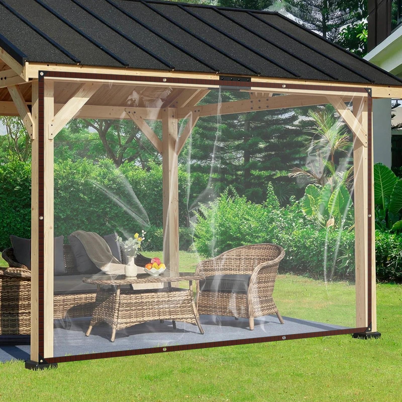Chiluxendo wodoszczelna plandeka ochronna, Plandeka ochronna do użytku na zewnątrz(2 x 3 m)