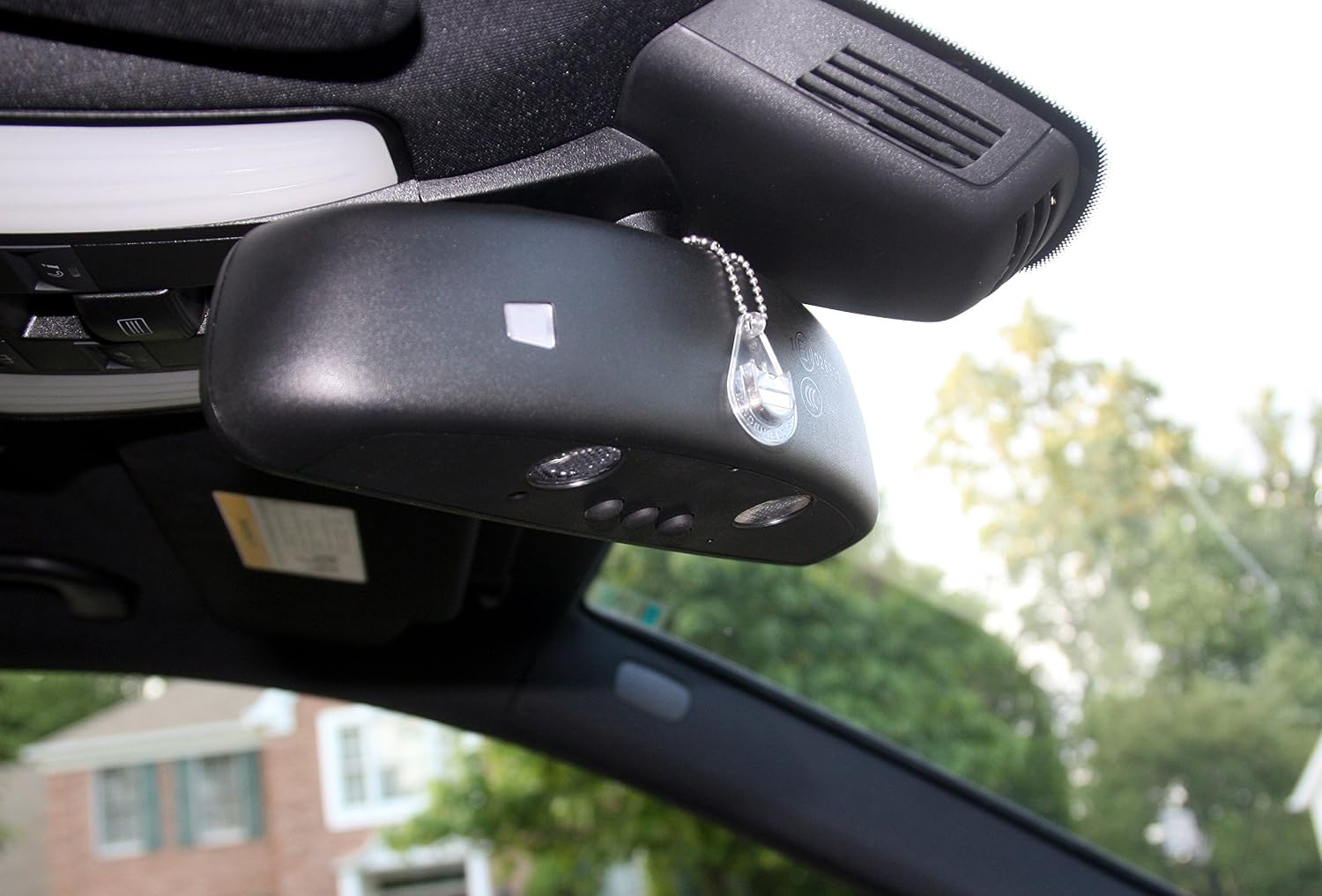 2 MirorTag Charm by JL Safety - A Novel Way to Protect, Display & Put Away a Handicap Parking Placard. Magnetically On & Off. Fits ALL mirror sizes. 2 Holders and 2 Magnet Charms included. Made in USA