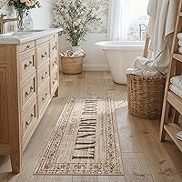 Vista 28 de Alfombra de Pasillo Lavable - Alfombras de Cocina de 2'6"x12' con Respaldo Antideslizante, Alfombras de Casa de Campo para Interiores para Sala