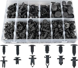 SunplusTrade 240PCS Bumper Clips Push Retainer Kit - Fits GM Ford Toyota Honda Chrysler - Durable Auto Fasteners