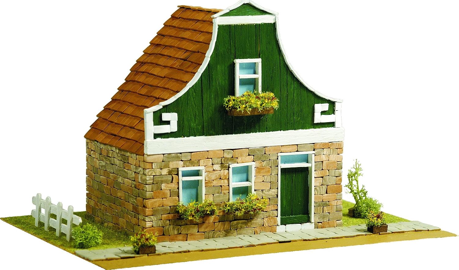 DOMUS-KITS Domus Kits40305 1:50 Scale Country 8 House Model (1188-Piece)