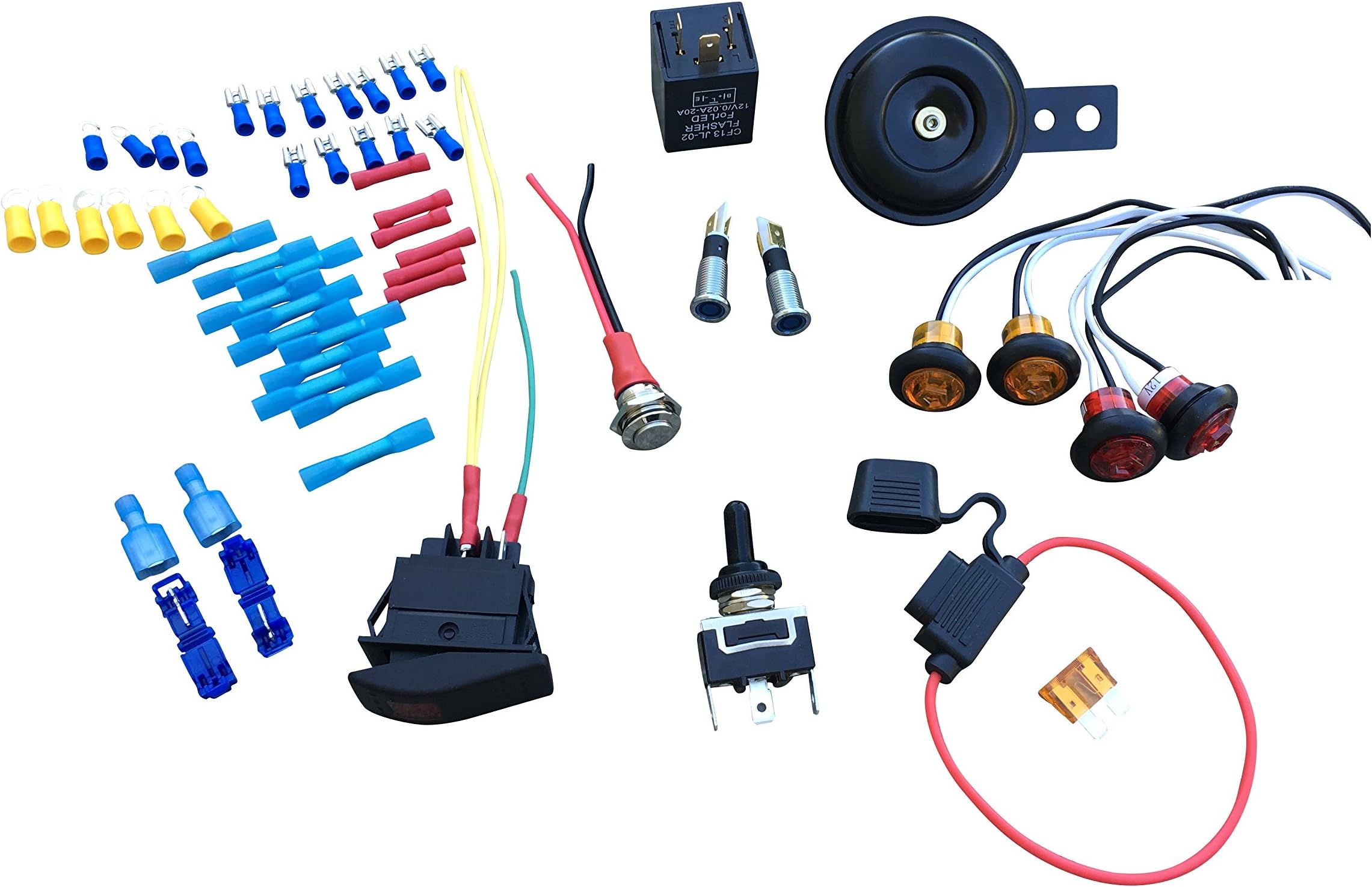 - WD Electronics - DIY Street Legal Kit Turn Signal for UTV, ATV | Compatible with Polaris, Can Am, Yamaha, Kawasaki, Honda, BDX, Arctic Cat, and More