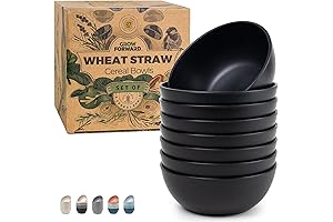 Grow Forward Premium Wheat Straw Bowls: Nourishing Your Kitchen with Nature-Inspired Elegance
