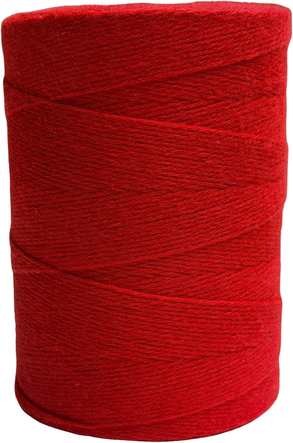 100% Unmercerized Cotton Weaving Warp Thread 8/2 | Made in America | 1680 Yards | 8 oz Total Weight | Choose Colors of Pinks/Purples/Reds/Oranges (Deep Red 8/2)