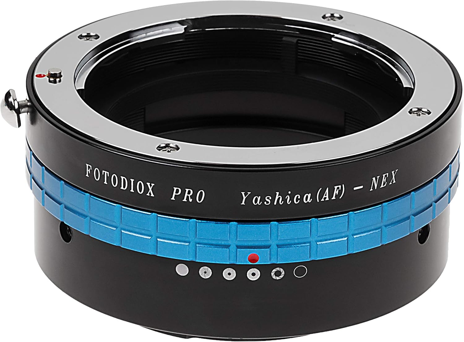 Fotodiox Pro Lens Mount Adapter, for Yashica AF Lens to Sony NEX E-Mount Mirrorless Cameras, Black, Yashica 230AF, (YAF-SnyE-Pro)