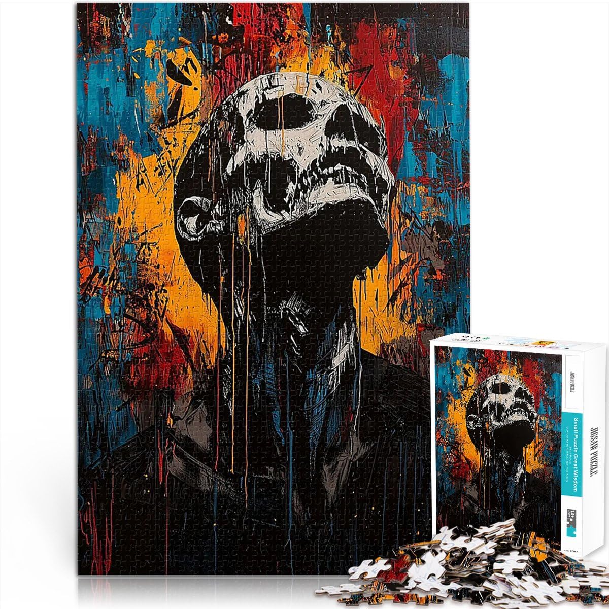 Jigsaw Puzzles for teenagers 2000 Piece Agony and Awakening Contemporary Expressionist Artwork Lernspiele Eltern-Kind-Interaktion70x100cm — image 1