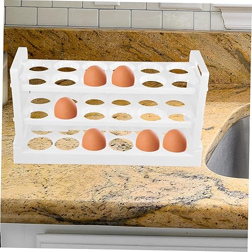 Miniatura 4 de NUOBESTY Organizador de huevos para puerta de nevera, soporte para huevos, almacenamiento de cocina, duradero, material para mascotas, ahorro de