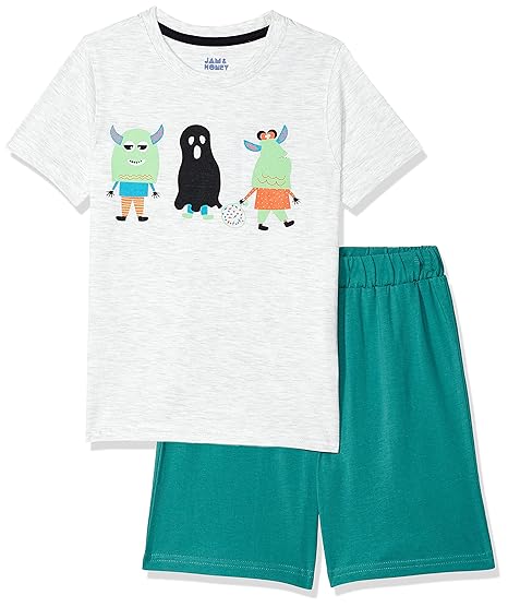 Amazon Brand - Jam & Honey boys T-Shirt Short Set