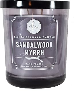 DW Home Sandalwood Myrrh Scented Large 2-Wick Candle by Decorware