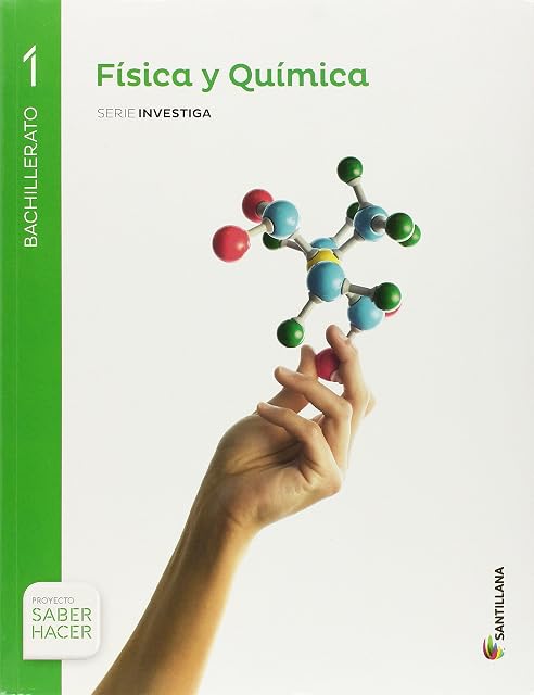 Portada de Fisica y Quimica 1º Bachillerato Saber Hacer Ed. 2015