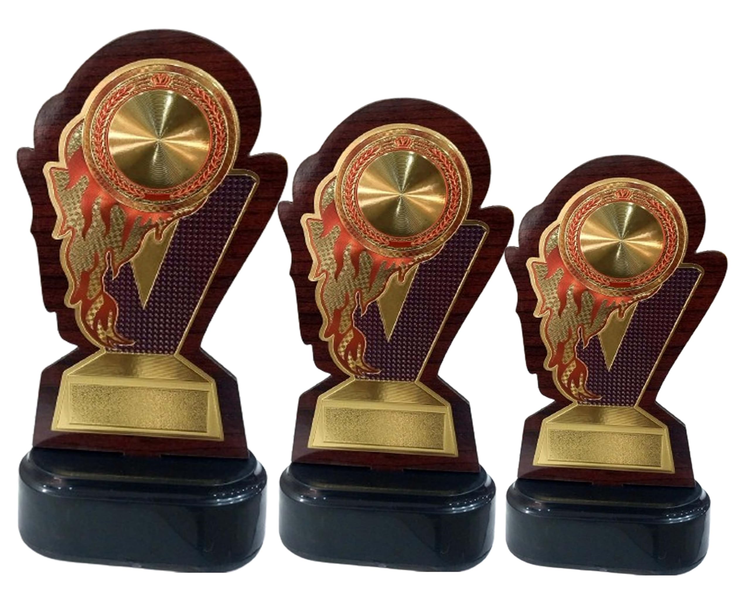 Eknoor Sports Wooden Momento/Trophy for School Student Appreciating Winners in Sports, Academics, Combo of 3 pc Small, Medium, Large [Eknoor-029] (B09PBPCDXR) Amazon Price History, Amazon Price Tracker