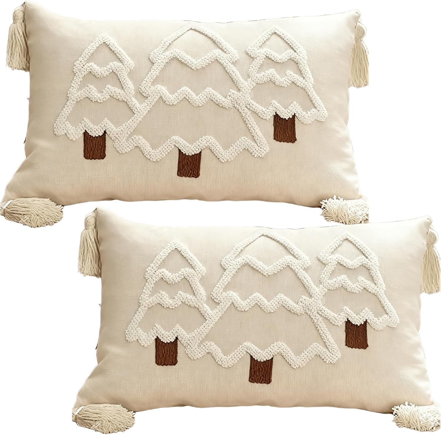 11x19 inch Lumbar Pillow Decorative Throw Pillows Fall Pumpkin Pillowcases Rectangular Pillows Decorative Throw Cushion Covers Linen for Couch Sofa