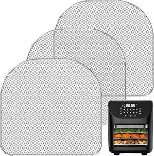 Air Fryer Rack for Oven, 3 PCS Air Fryer Oven Accessories Dehydrator Rack Replacement Tray Cooling Racks for Chefman 6.3 Qt Air Fryer, Power XL Airfryer Pro 6QT Pro Plus 10 Quart Oven 6QT 12.5QT