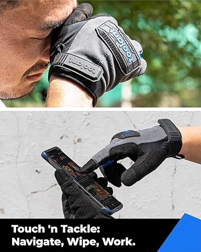 Miniatura 5 de toolant Work Gloves Men, Mechanic Gloves Touch Screen, Safety Working Gloves for Multipurpose