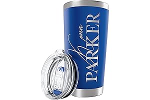 Personalized Travel Coffee Mug with Name Engraving and Trendy Designs