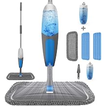 BPAWA Spray Mops for Floor Cleaning Microfiber Wet Mop for Hardwood Tile
