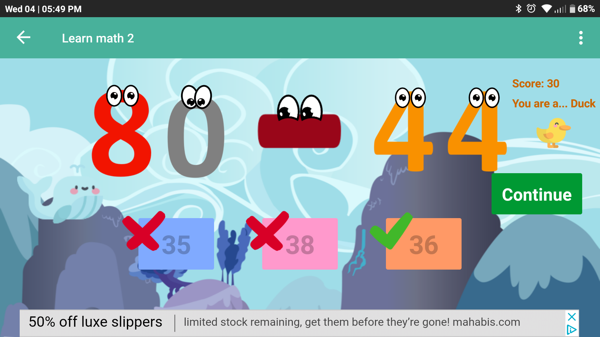 Learn Math 2 - App on Amazon Appstore