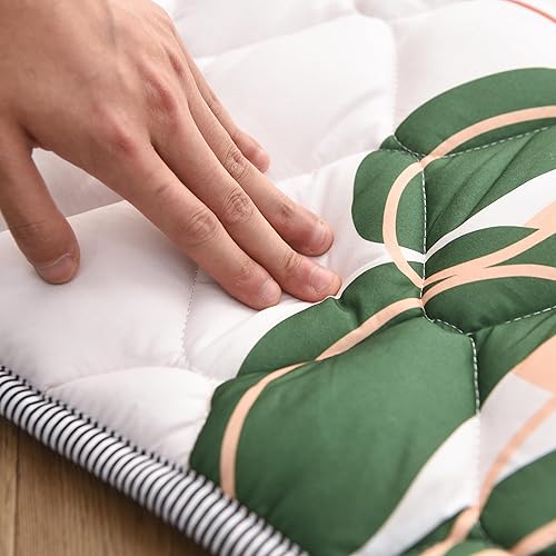 Miniatura 8 de Tapete de juego para bebé de 71 x 59 pulgadas, tapete suave y grueso para corralito, lavable a máquina, tapete de espuma para gatear con parte