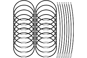 Bidponds 25 Pack Cable Key Chain