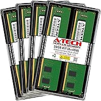 Vista 165 de A-Tech 4GB DDR4 2133MHz PC4-17000 ECC RDIMM 1Rx8 Single Rank 1.2V ECC Registered DIMM de 288 pines Módulo de actualización de memoria RAM