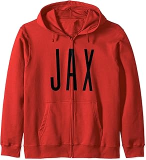 JAX Jacksonville Airport Code Florida Airport Code JAX Zip Hoodie