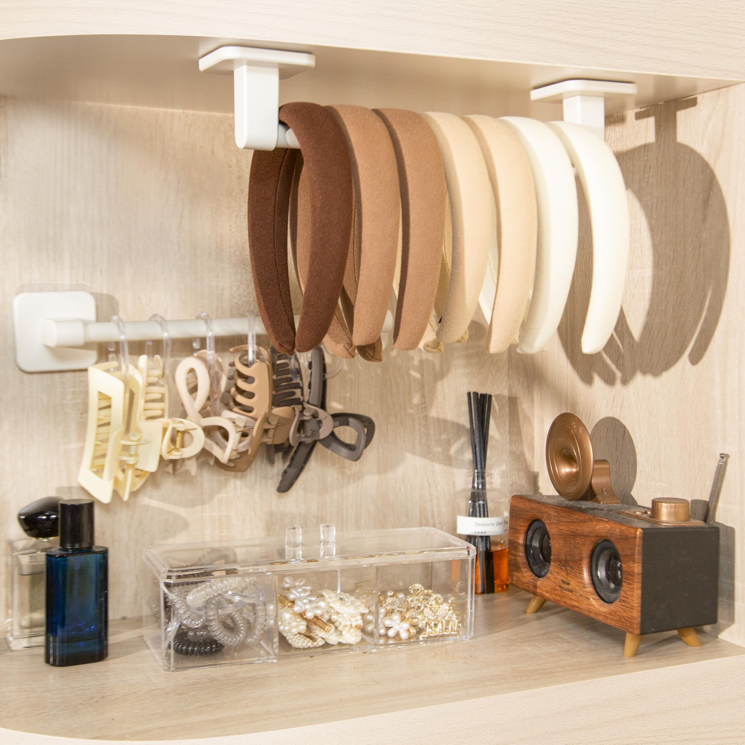 Amazon.com: TelKeen 2PC Hanging Claw Clip Organizer Holder 