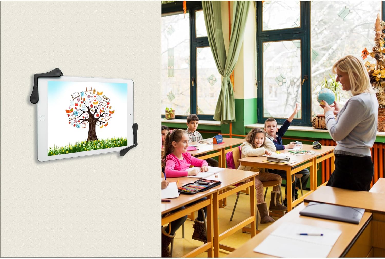 CTA Digital Rotating Wall Mount 7-14In Tablets - 14 Screen Support