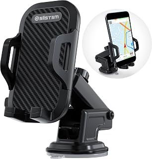 SIISTEM Universal Cell Phone Holder for Car Phone Safe Driving & Bumpy Roads Car Phone Holder Mount Adjustable Arm Strong ... Price In India