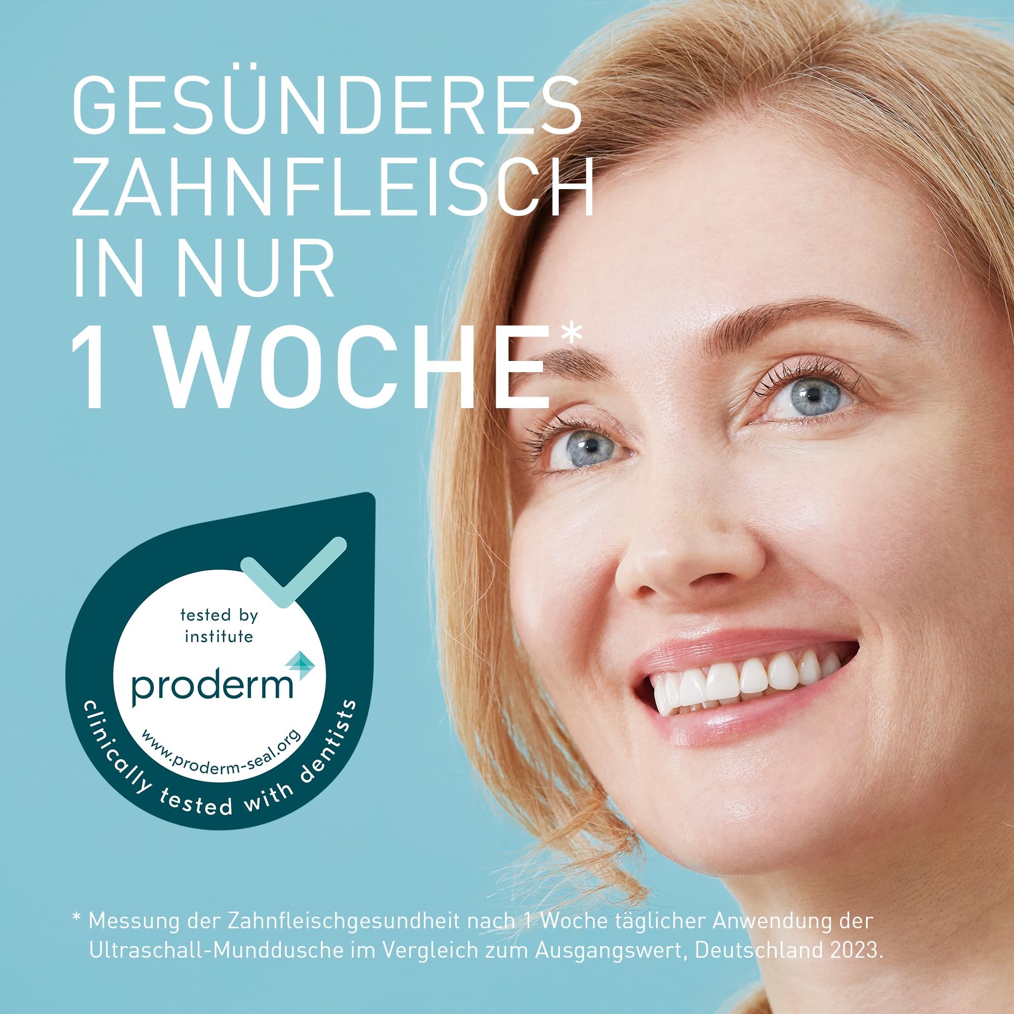Panasonic Series 600 Ultraschall-Munddusche EW-DJ67-W303, Zahndusche, Munddusche kabellos, 200 ml, IPX7, 2 Ultraschalldüsen, 1 kieferorthopädische & 1 Zungenreinigungsdüse, 5 Wasserdruckstufen, Weiß