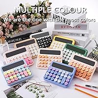 Vista 6 de VEWINGL Calculadora de interruptor mecánico de 12 dígitos, pantalla grande de escritorio y botones, calculadora con pantalla LCD grande