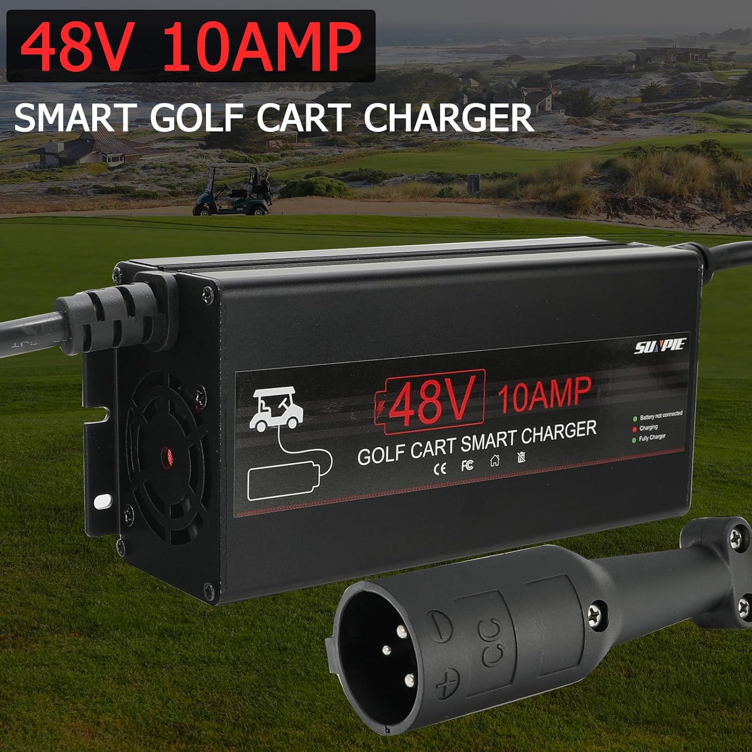 SUNPIE 48 Volt Golf Cart Battery Charger for Club Car