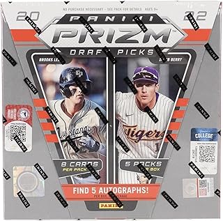2022 Panini Prizm Draft Picks Baseball Hobby Box - Baseball Cards
